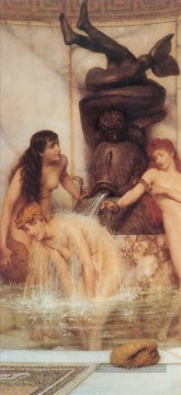 romantique romantisme Tableau Peinture - strigils et éponges romantique Sir Lawrence Alma Tadema